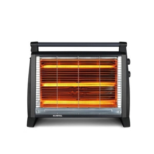 كومتل دفاية كهرباء قدرة 1800واط, ثلاث شمعات للتدفئة مفتاح للتحكم بقوة التدفئة مع خاصية التحكم بدرجة الحرارة - SLX2831