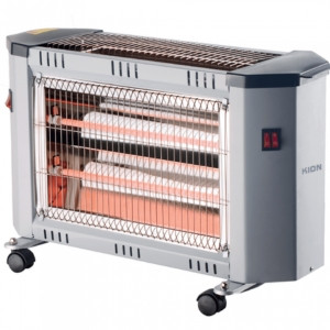 كيون دفاية كهرباية 2000واط, 3شمعات, مستويين للحرارة, فضى - KH/2640